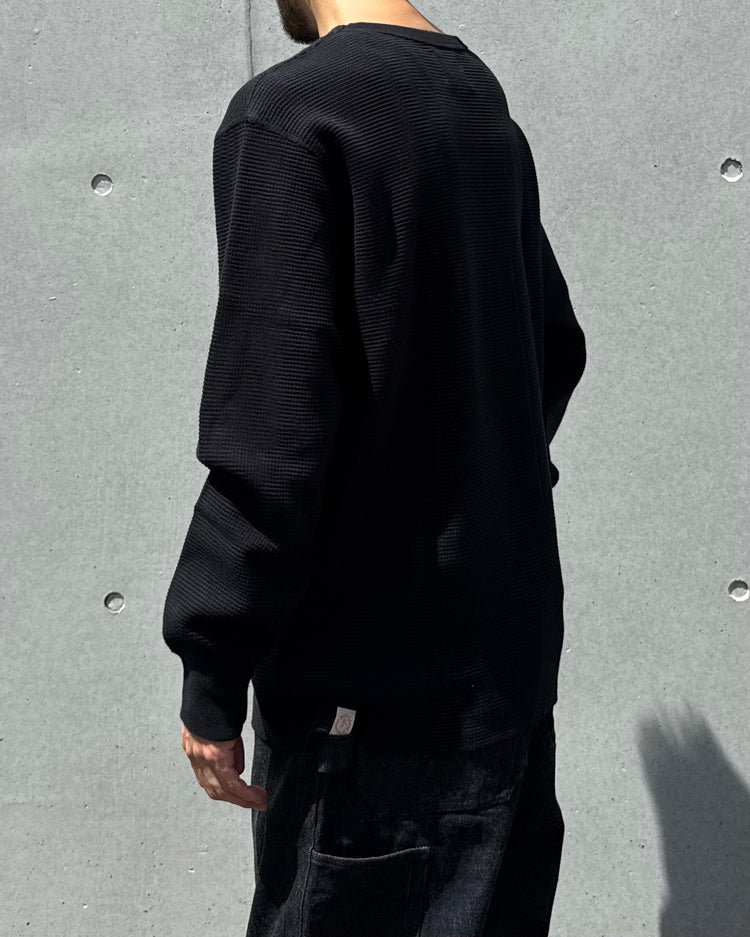 BONCOURA / Heavy Weight Thermal long Sleeves / BLACK