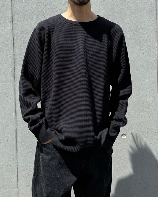 BONCOURA / Heavy Weight Thermal long Sleeves / BLACK