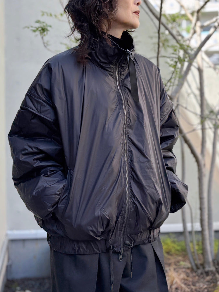 08sircus×TAION / down detachable short blouson reversible / black / S25AW-OT05
