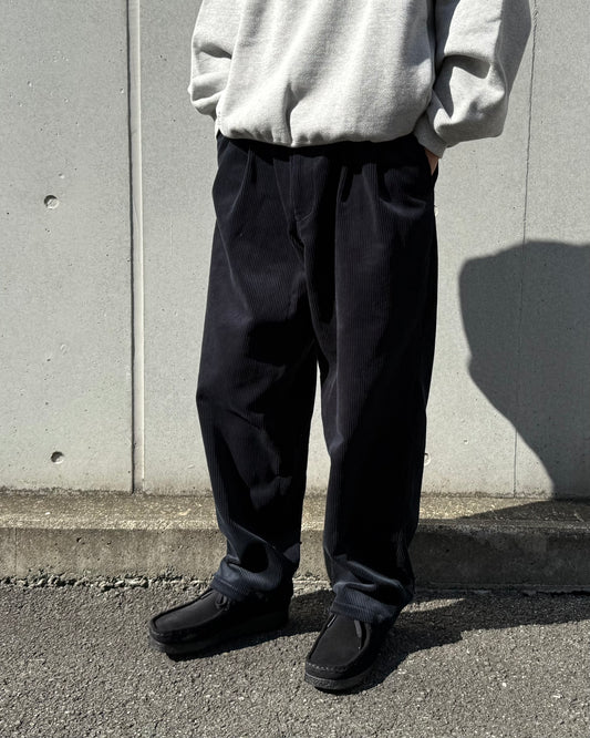 DESCENDANT / DC-3 CORDUROY TROUSERS / NAVY / 252TQDS-PTM04