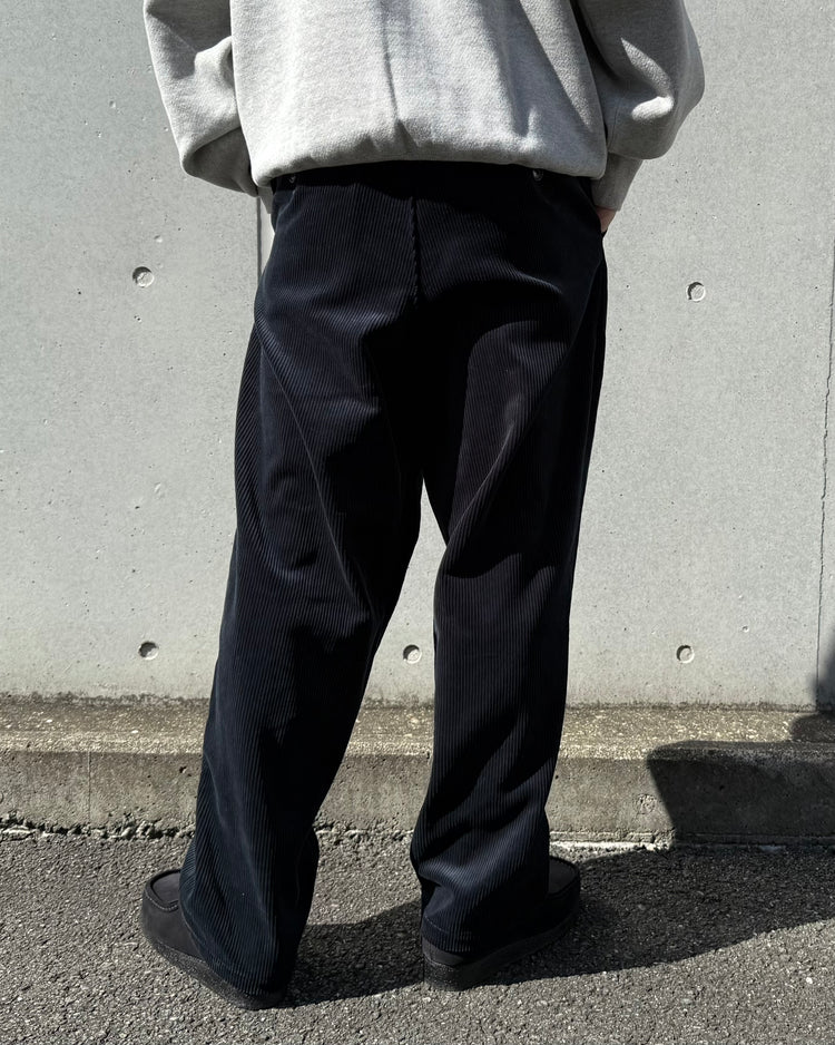 DESCENDANT / DC-3 CORDUROY TROUSERS / NAVY / 252TQDS-PTM04