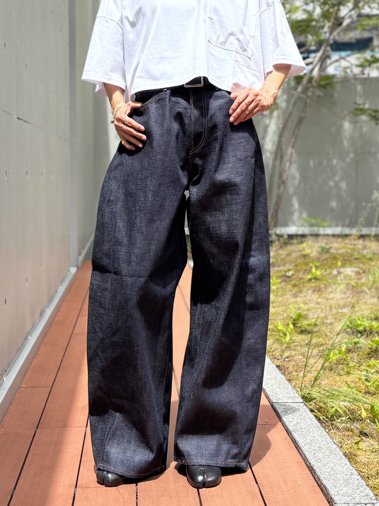 HYKE / BARREL-LEG DENIM JEANS / Original Blue / 13382 /