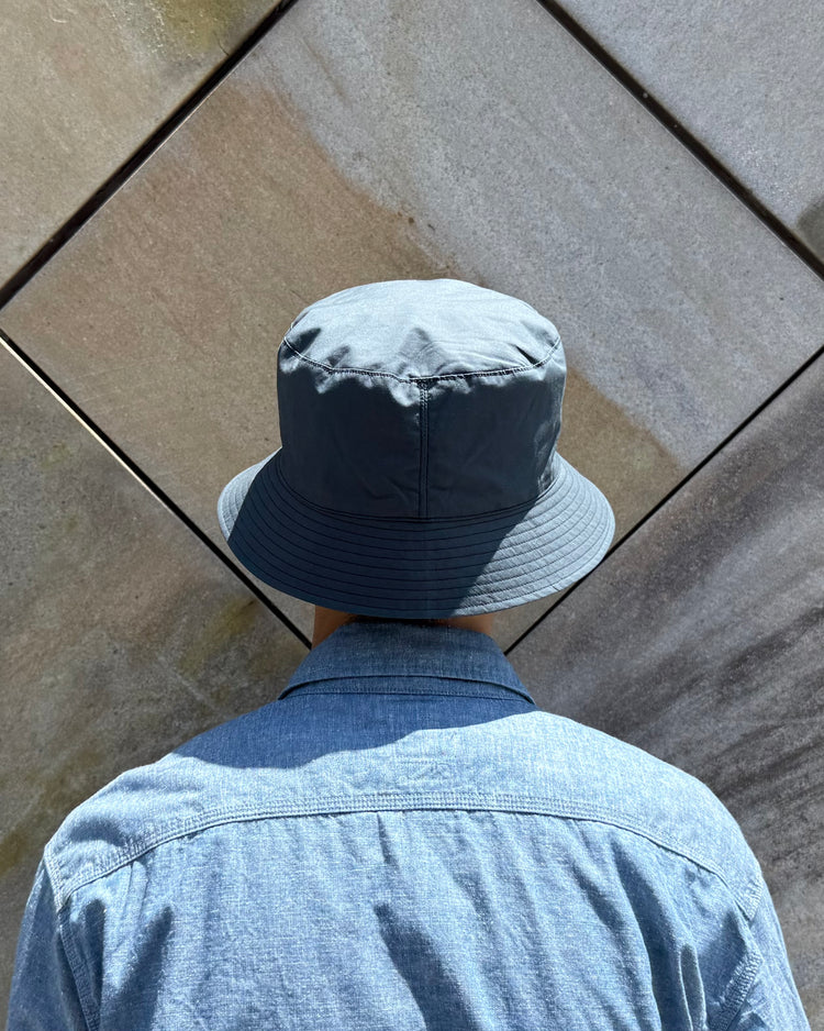 KIJIMA TAKAYUKI / ORGANIC COTTON BUCKET HAT / BLUE GREEN / MYYY261003