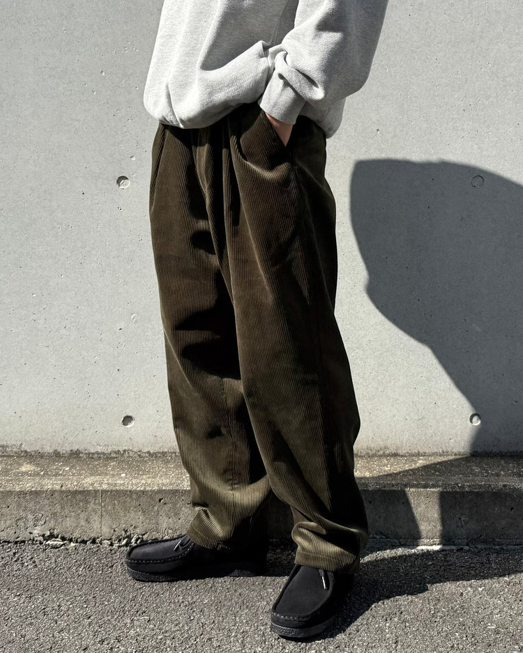 DESCENDANT / DC-3 CORDUROY TROUSERS / OLIVE DRAB / 252TQDS-PTM04