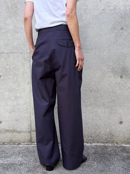 SOPHIE TALKS ABOUT THE WEATHER / BELTED PANTS / NAVY / COM-26S- PA01