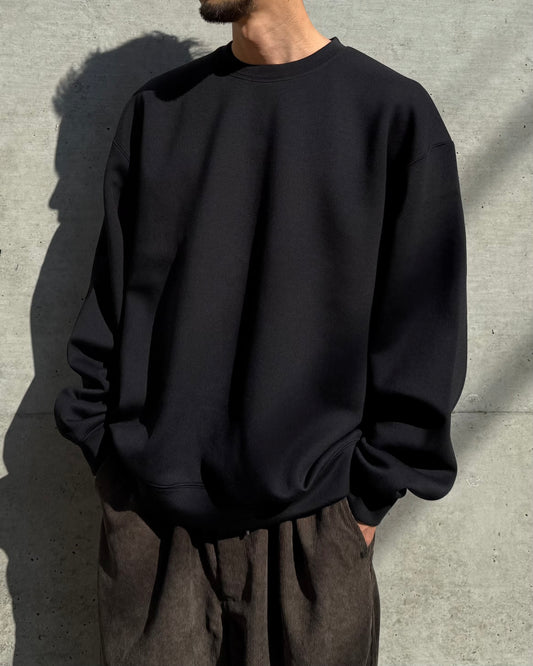 DAIWA PIER39 / TECH SCUBA KNIT CREW / BLACK / BE-60025W