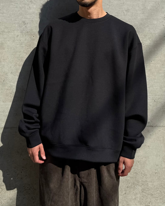 DAIWA PIER39 / TECH SCUBA KNIT CREW / BLACK / BE-60025W