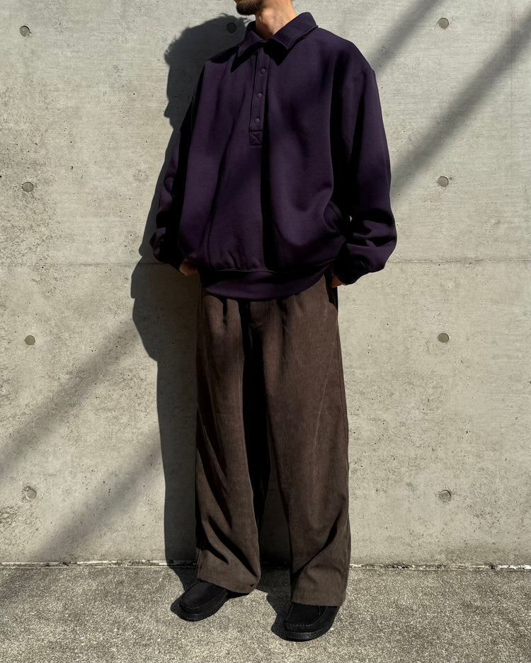 DAIWA PIER39 / TECH SWEAT SNAP PULLOVER / PURPLE / BE-53025W