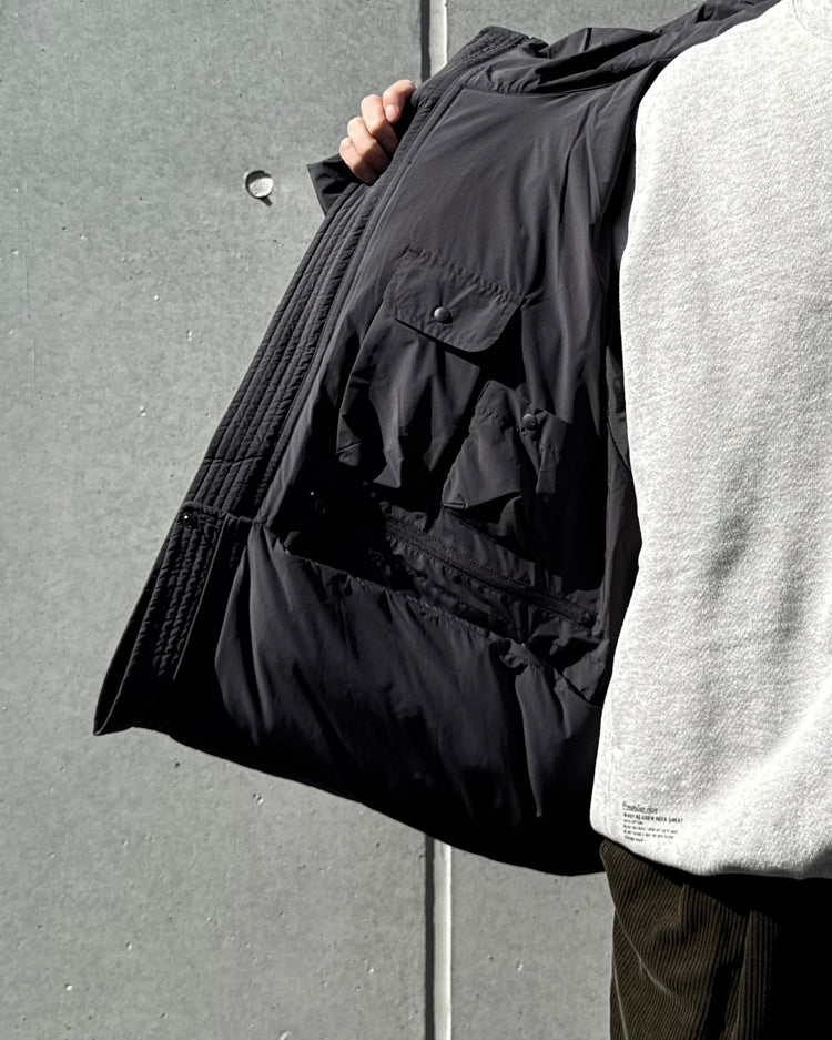 DAIWA PIER39 / TECH 2WAY CADET DOWN PARKA / BLACK / BW-42025W