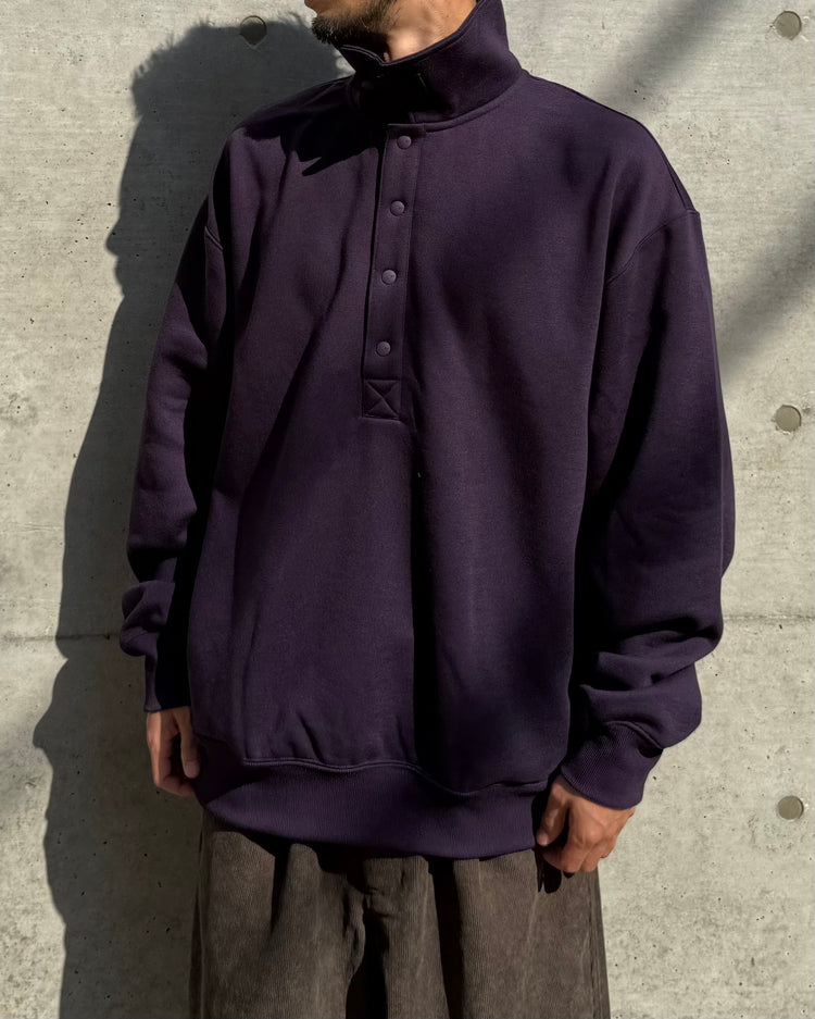 DAIWA PIER39 / TECH SWEAT SNAP PULLOVER / PURPLE / BE-53025W