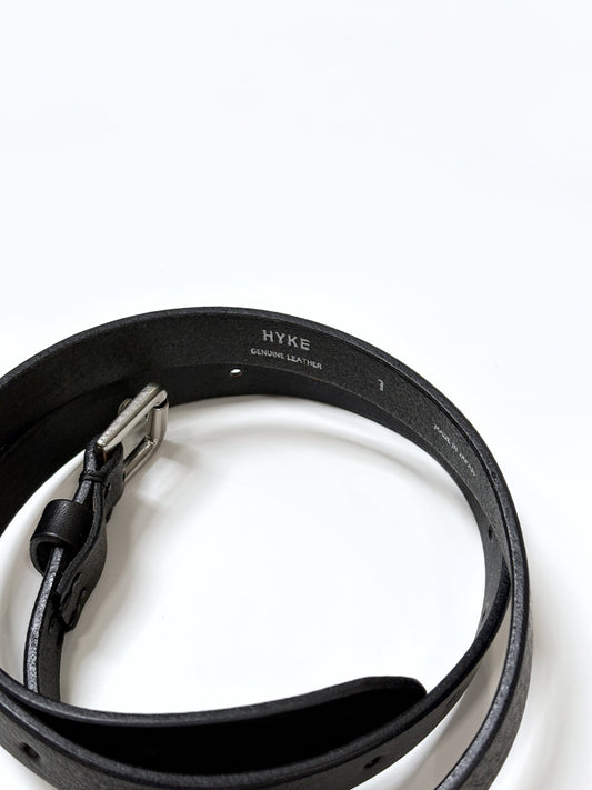 HYKE / LEATHER BELT / BLACK / 19389
