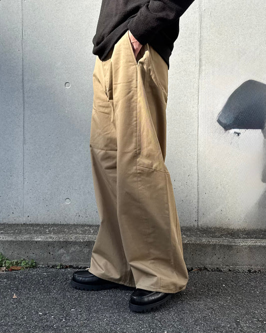 HYKE / COTTON GURKHA PANTS / BEIGE / 13391
