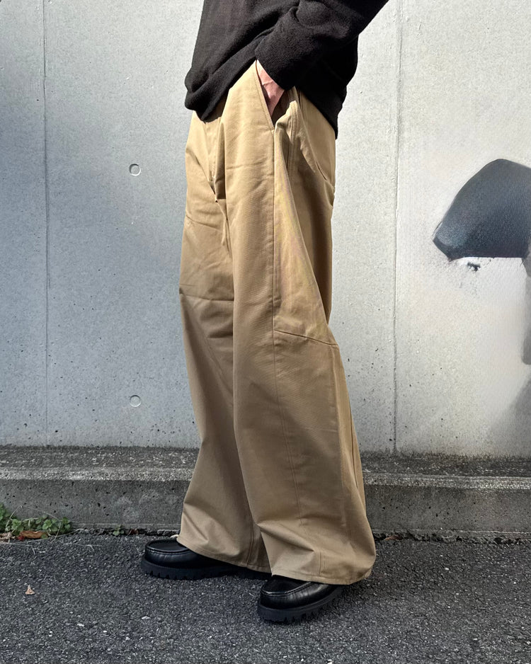 HYKE / COTTON GURKHA PANTS / BEIGE / 13391
