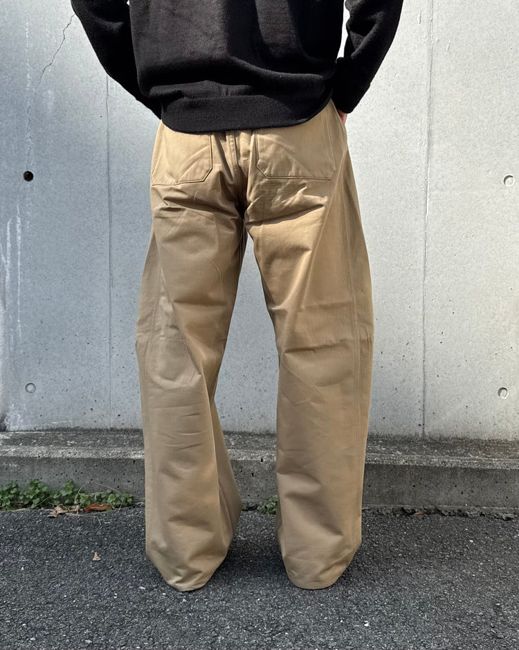 HYKE / COTTON GURKHA PANTS / BEIGE / 13391