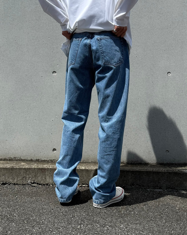 REVERBERATE / DENIM PANTS (STANDARD) / SAX BLUE / REV-25AW-DP-ST