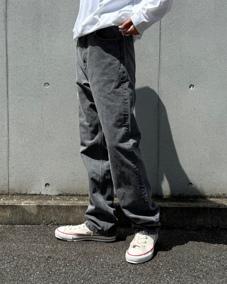 REVERBERATE / DENIM PANTS (STANDARD) / BLACK / REV-25AW-DP-ST