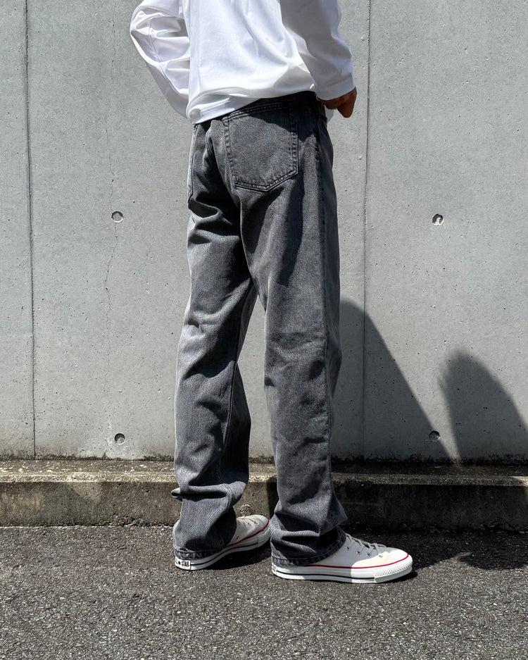 REVERBERATE / DENIM PANTS (STANDARD) / BLACK / REV-25AW-DP-ST
