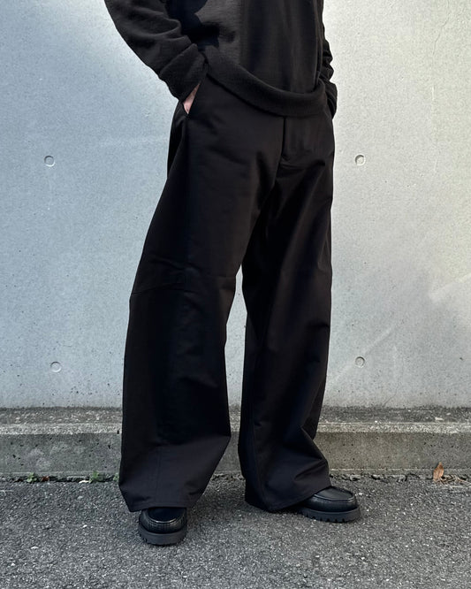 HYKE / COTTON GURKHA PANTS / BLACK / 13391