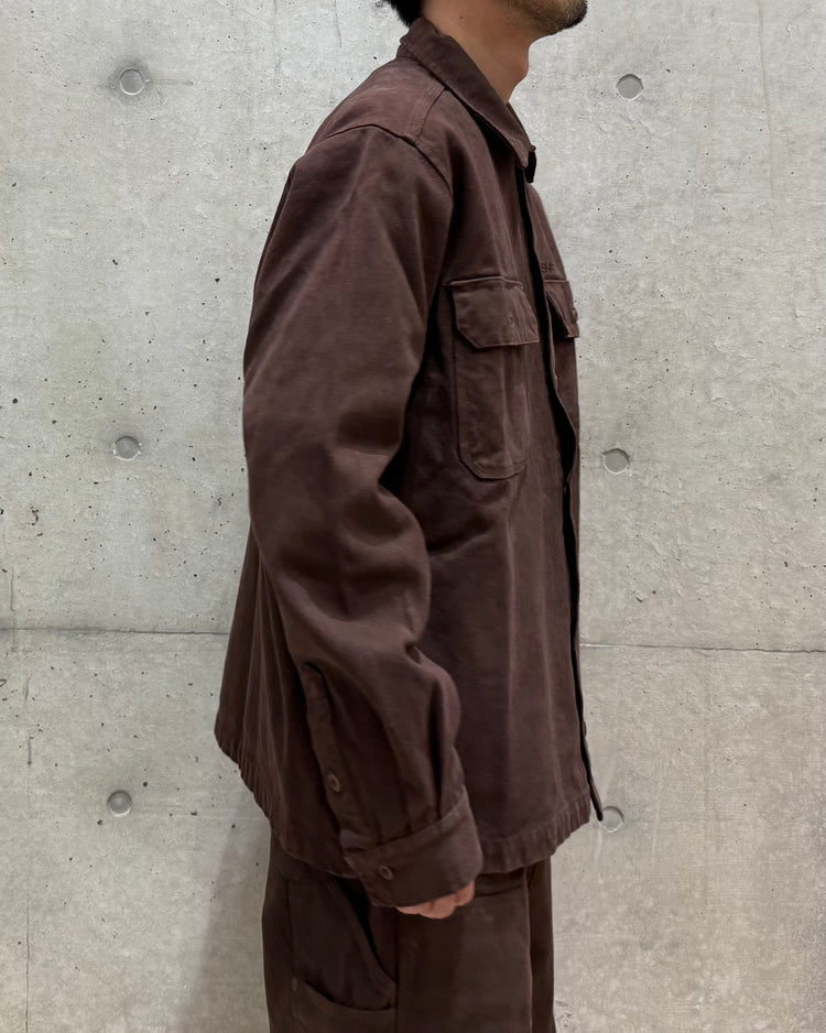 SKY HIGH FARM / CANVAS WORK OVERSHIRT / BEIGE / SHF08B001