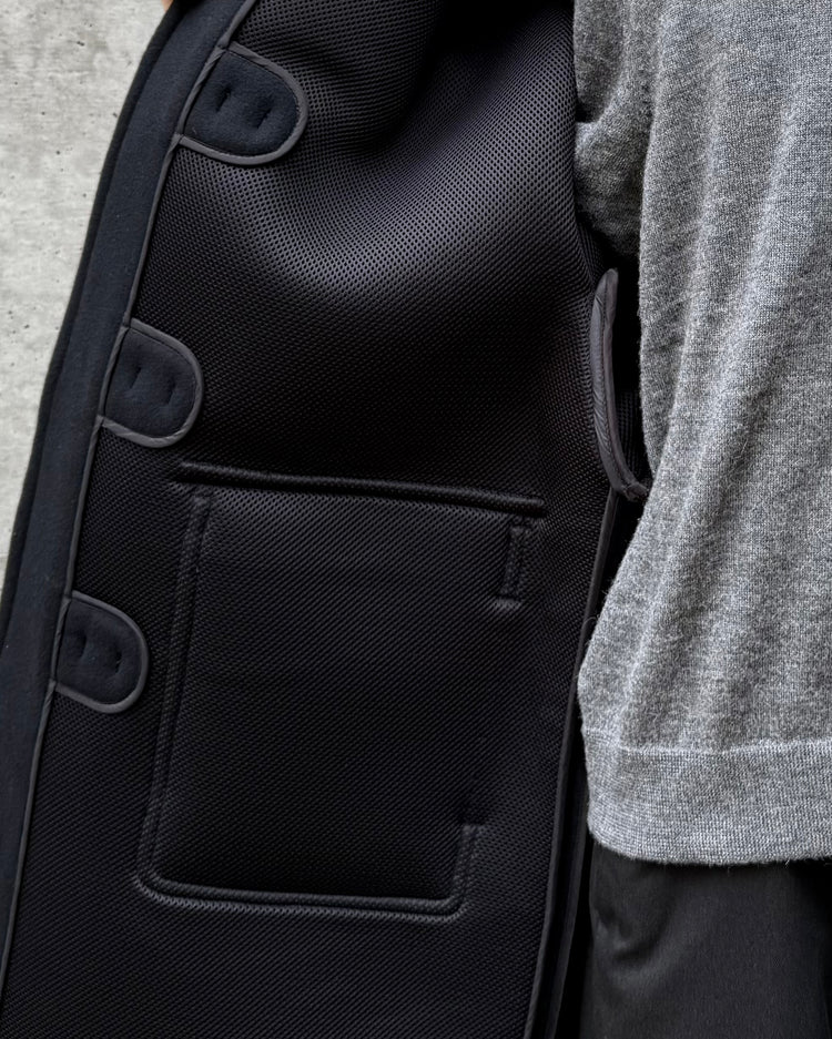 FUMITO GANRYU / Vintage Modern Duffle Coat / Black / Fu14-Co-01