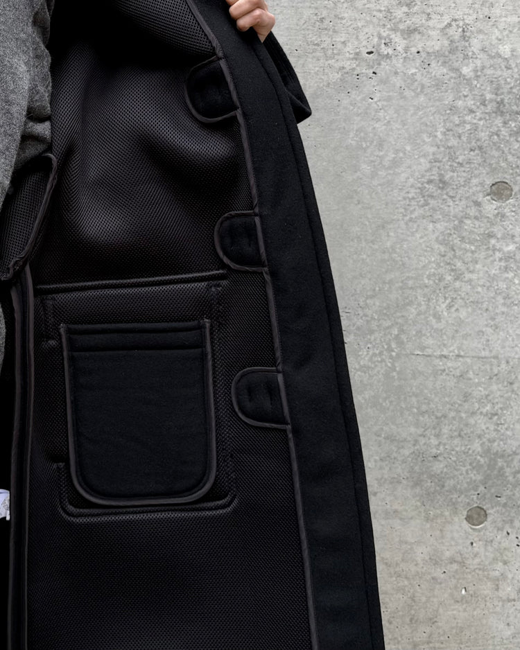 FUMITO GANRYU / Vintage Modern Duffle Coat / Black / Fu14-Co-01