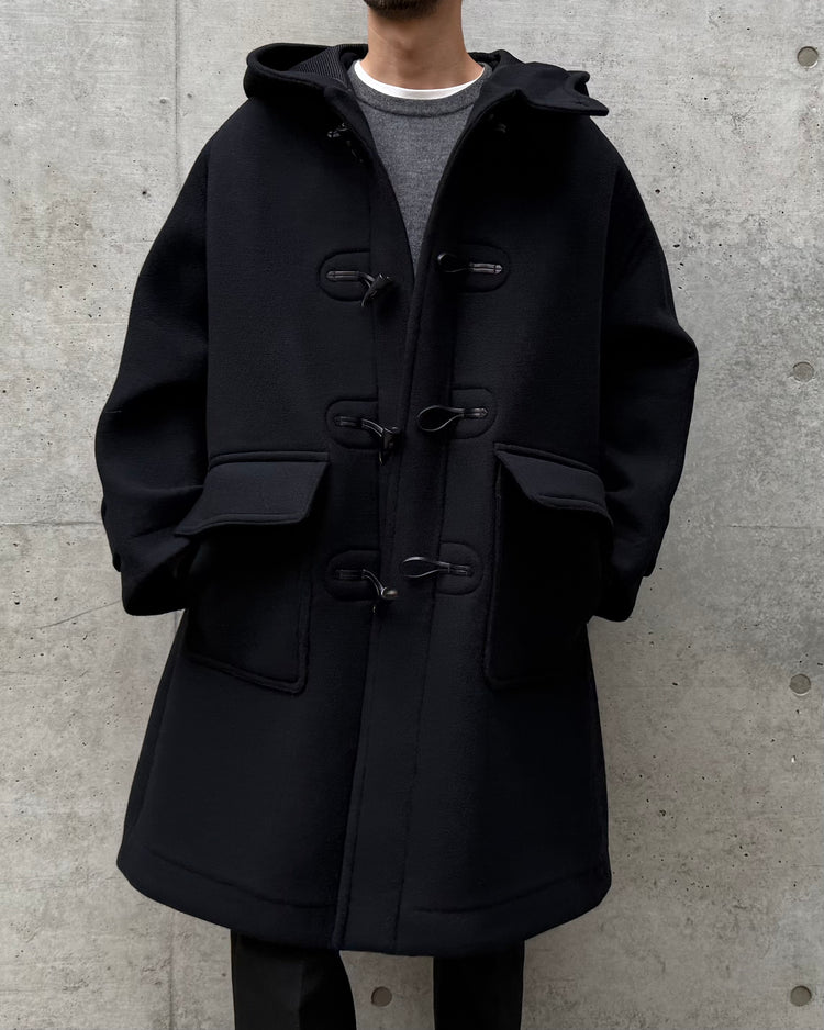 FUMITO GANRYU / Vintage Modern Duffle Coat / Black / Fu14-Co-01