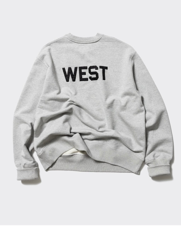 Unlikely / Simple Sewat Crew "WEST" / GRAY / U26S-13-0001