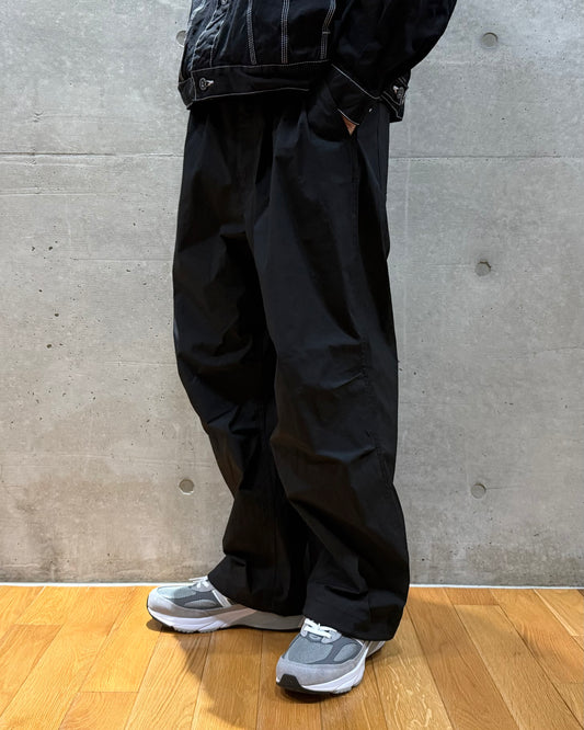 COMME des GARCONS HOMME / エステルウェザーイージーパンツ / HP-P016-051 / BLACK