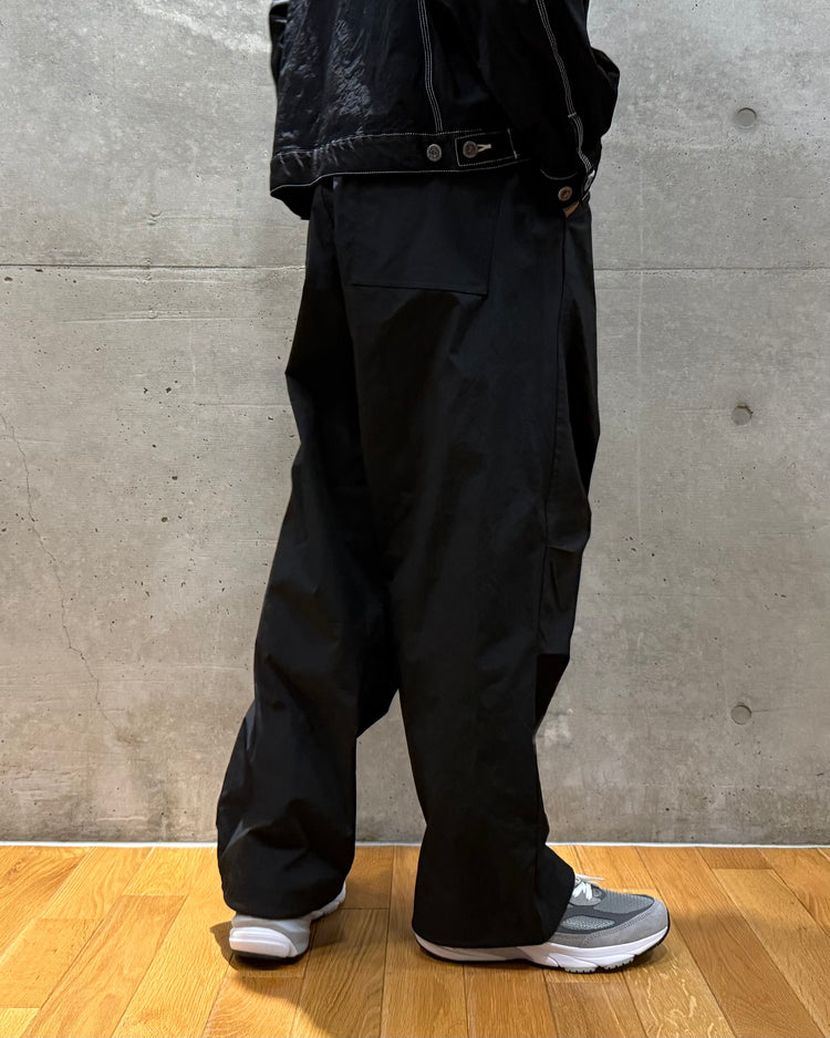 COMME des GARCONS HOMME / エステルウェザーイージーパンツ / HP-P016-051 / BLACK