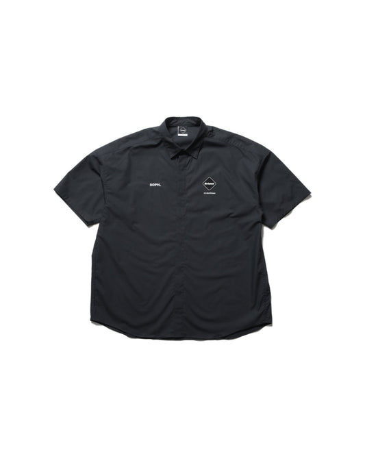 F.C.Real Bristol / AUTHENTIC FLY FRONT S/S SHIRT / BLACK / FCRB-260070