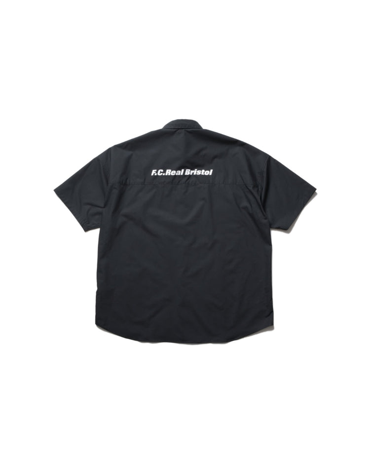 F.C.Real Bristol / AUTHENTIC FLY FRONT S/S SHIRT / BLACK / FCRB-260070