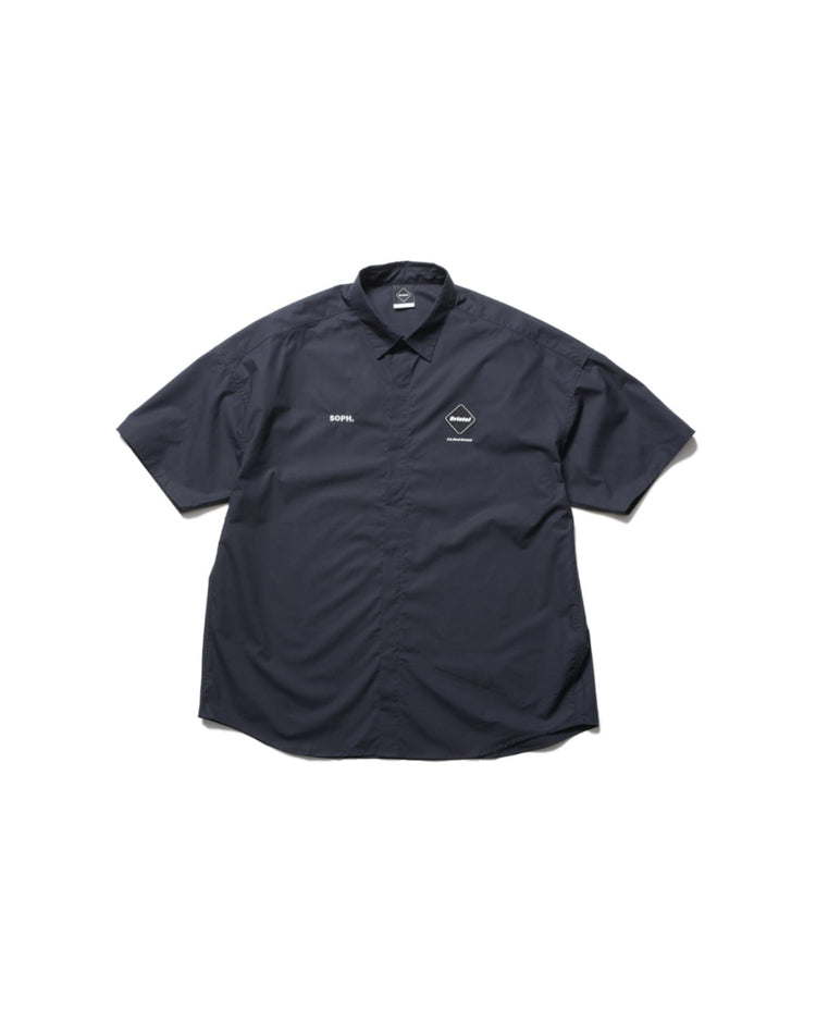 F.C.Real Bristol / AUTHENTIC FLY FRONT S/S SHIRT / NAVY / FCRB-260070