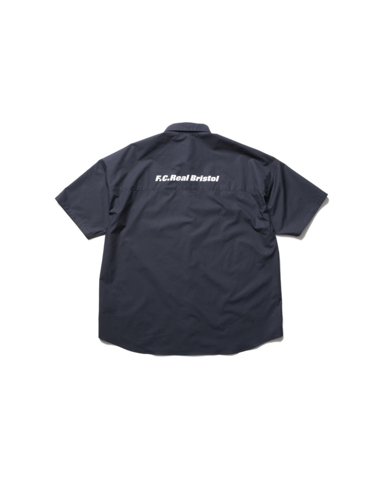 F.C.Real Bristol / AUTHENTIC FLY FRONT S/S SHIRT / NAVY / FCRB-260070