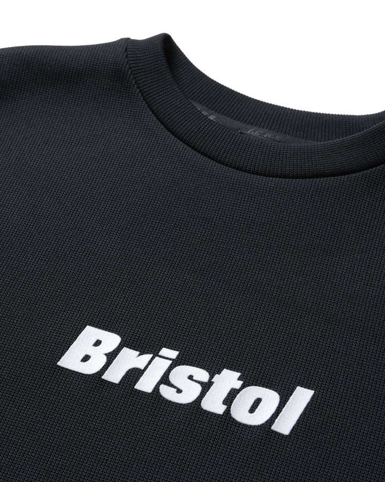 F.C.Real Bristol / QUARTER KNIT S/S CREWNECK SHIRT / BLACK / FCRB-260027