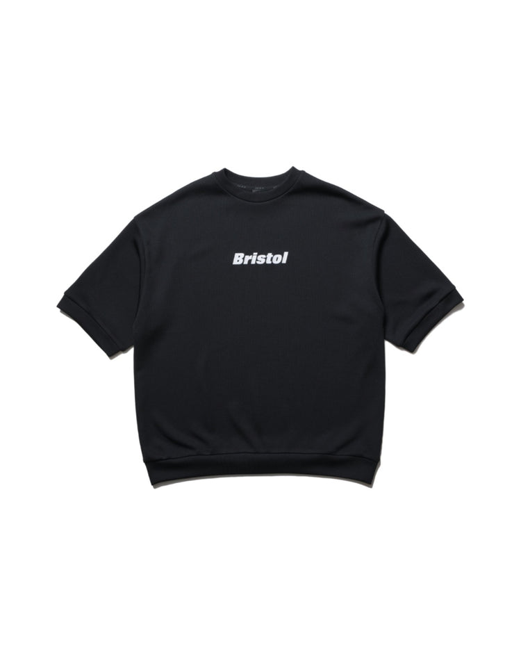 F.C.Real Bristol / QUARTER KNIT S/S CREWNECK SHIRT / BLACK / FCRB-260027