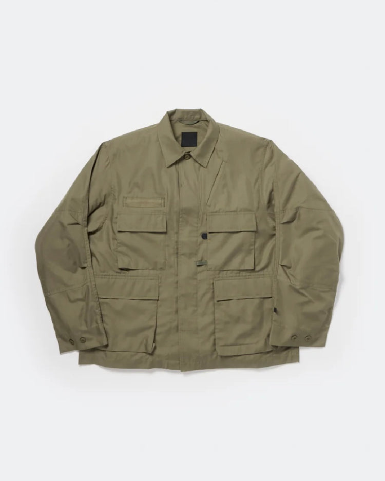 DAIWA PIER39 / TECH MULTI FISHING POCKET MIL BDU SHIRT L/S / SAGE GRAY / BE-83026