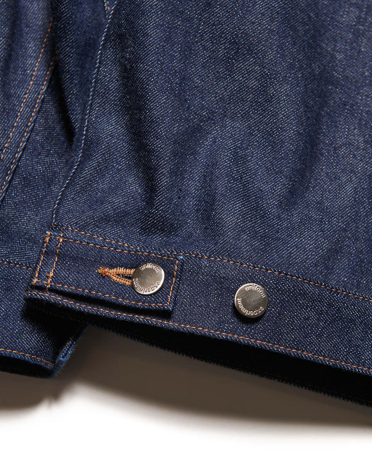 uniform experiment / RIGID DENIM TRUCKER JACKET / INDIGO / UE-252049