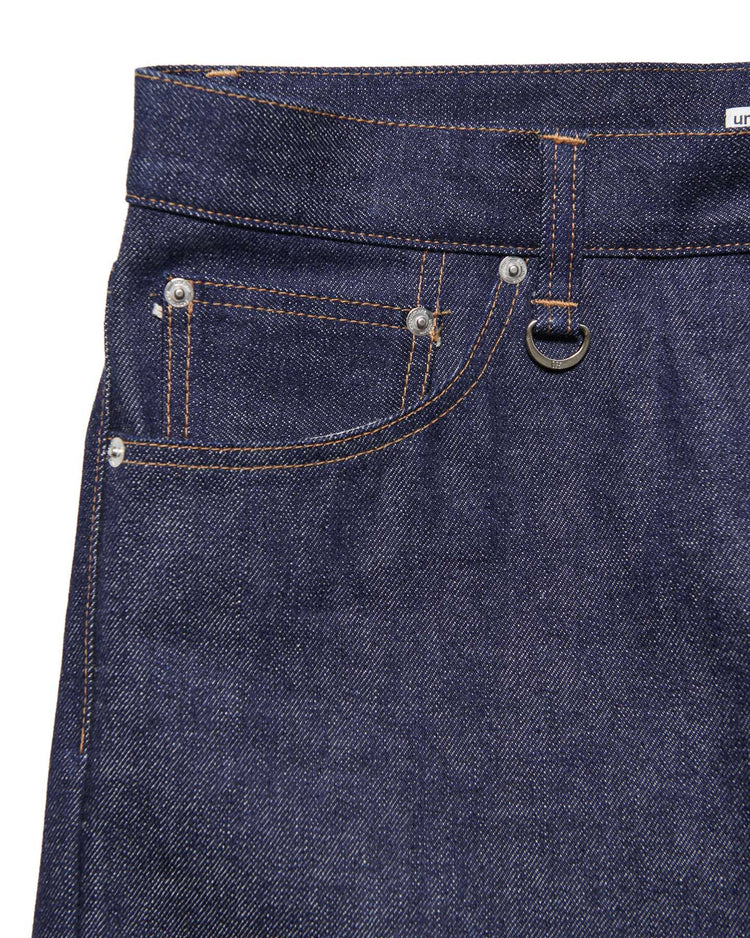 uniform experiment / RIGID DENIM WIDE-FIT JEANS / INDIGO / UE-252052