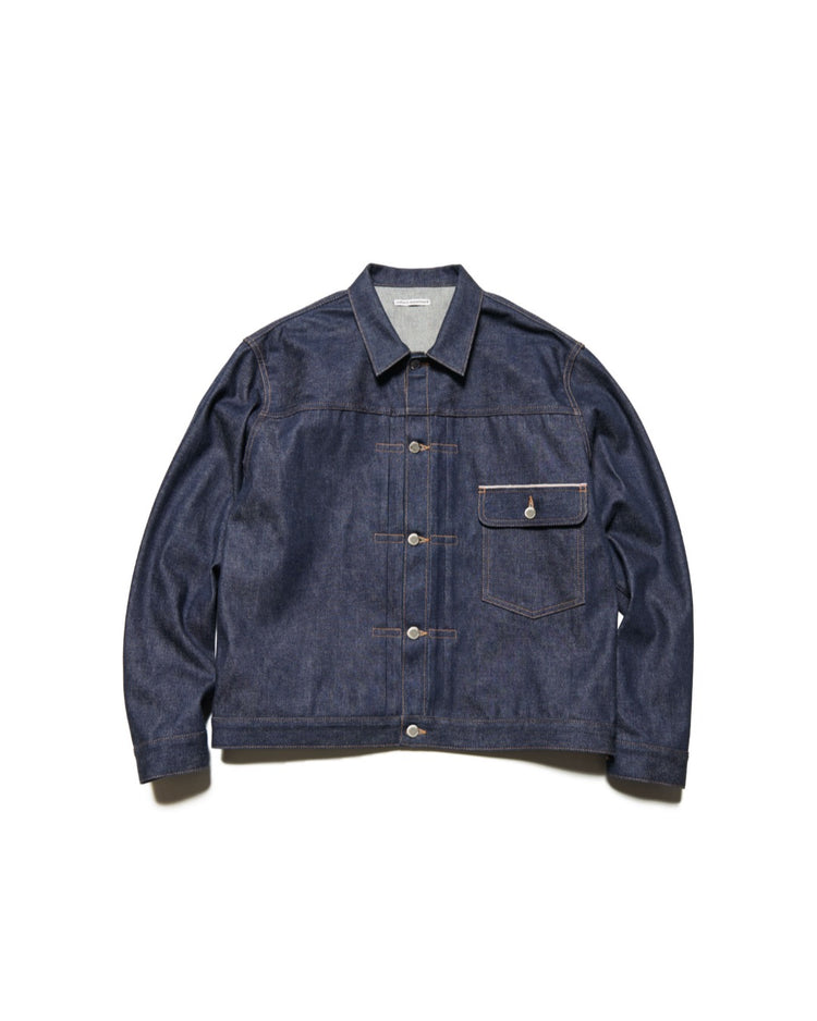 uniform experiment / RIGID DENIM TRUCKER JACKET / INDIGO / UE-252049