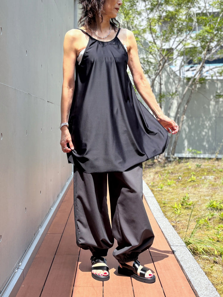 ENFÖLD / HALTER CAMISOLE / BLACK / 300JS160-2431