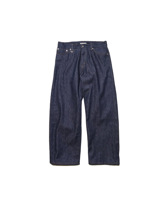 uniform experiment / RIGID DENIM WIDE-FIT JEANS / INDIGO / UE-252052