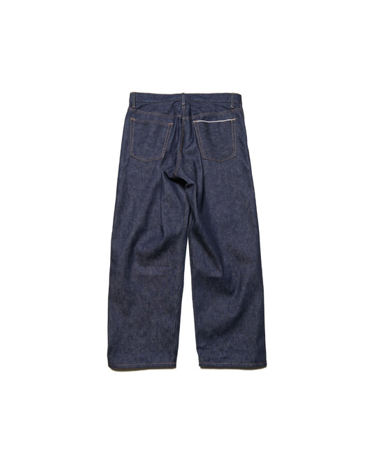 uniform experiment / RIGID DENIM WIDE-FIT JEANS / INDIGO / UE-252052