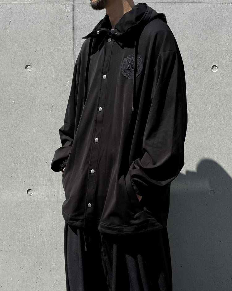 DSM kei ninomiya / Hooded Jacket Cotton Jersey Knit / Black / DSM01J006