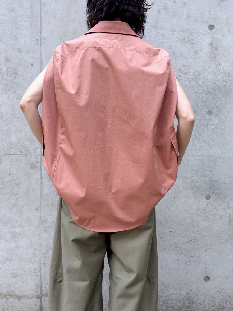 MM⑥ Maison Margiela / コットン ポプリンシャツ / LT.BROWN / S62DT0052M35256