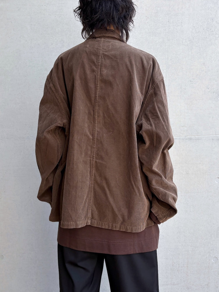 INSCRIRE / Corduroy Work Jacket / BROWN / IC262DAI26AWBZ94