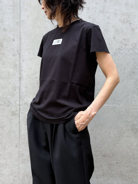 MM⑥ Maison Margiela / Numericコットン Tシャツ(Short) / BLACK / S52GC0327M20258