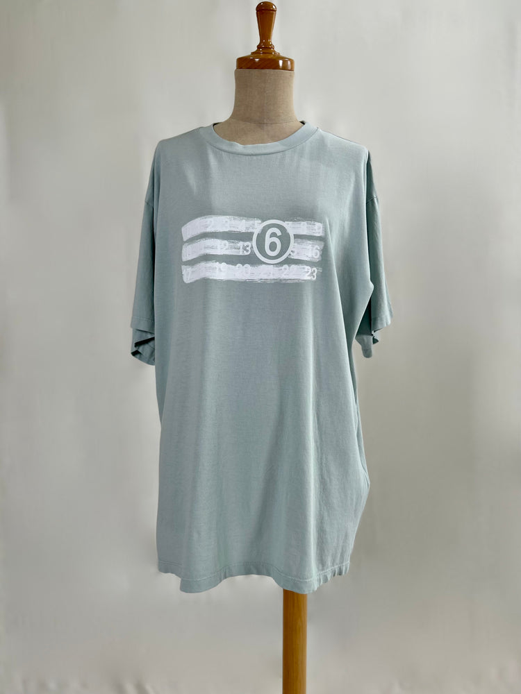 MM⑥ Maison Margiela / Numeric T-shirt / BLUE GRAY / SH2GC0023M20115