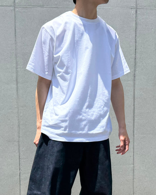 HYKE / SHORT-SLV TEE (6.5OZ) / WHITE / 12437