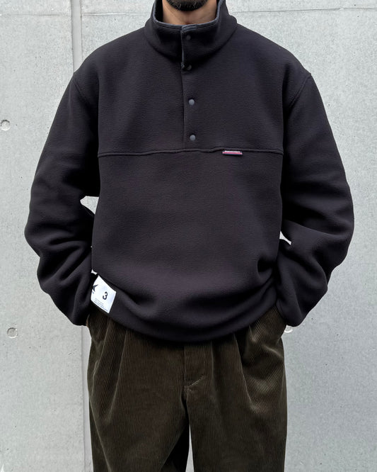 DESCENDANT / HUMMING FLEECE PULLOVER / BLACK / 252ATDS-CSM30