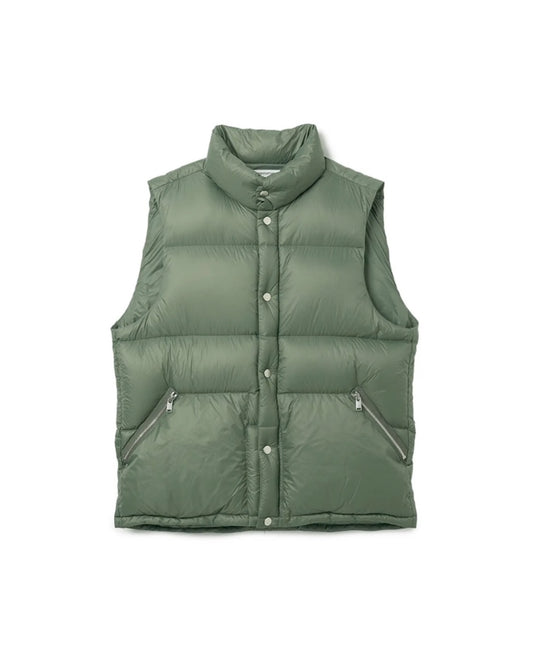nonnative / EXPLORER DOWN VEST NYLON MINI RIPSTOP WITH WINDSTOPPER® / OLIVE / NN-V4701